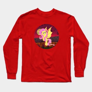 Fan Art Flutterbat Illustration - Fluttershy Long Sleeve T-Shirt